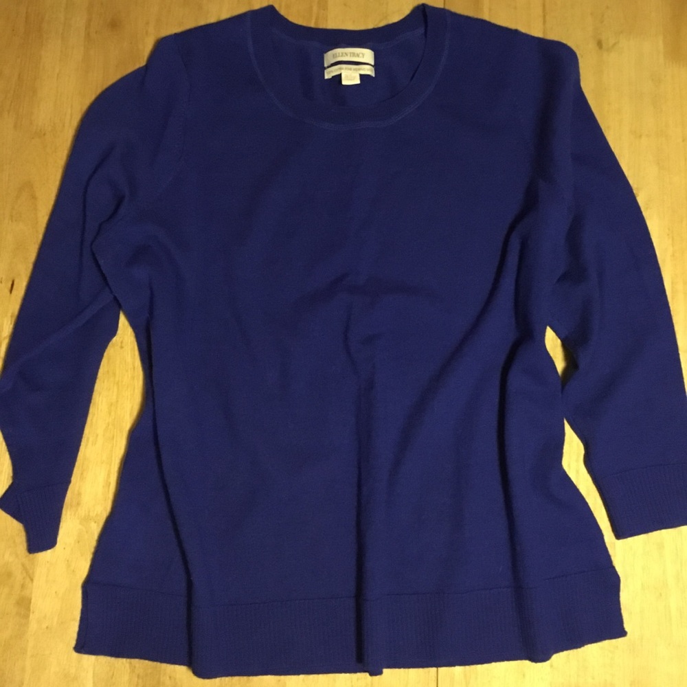Ellen Tracy merino wool sweater 2X